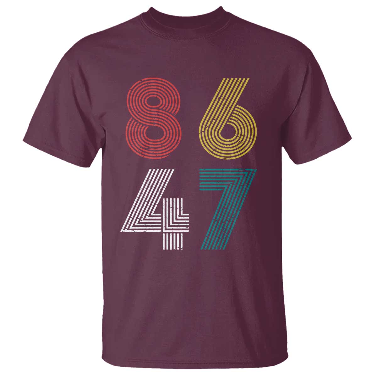 Retro 8647 T Shirt Classic Retro Vintage 80s Subtle FDT - Wonder Print Shop