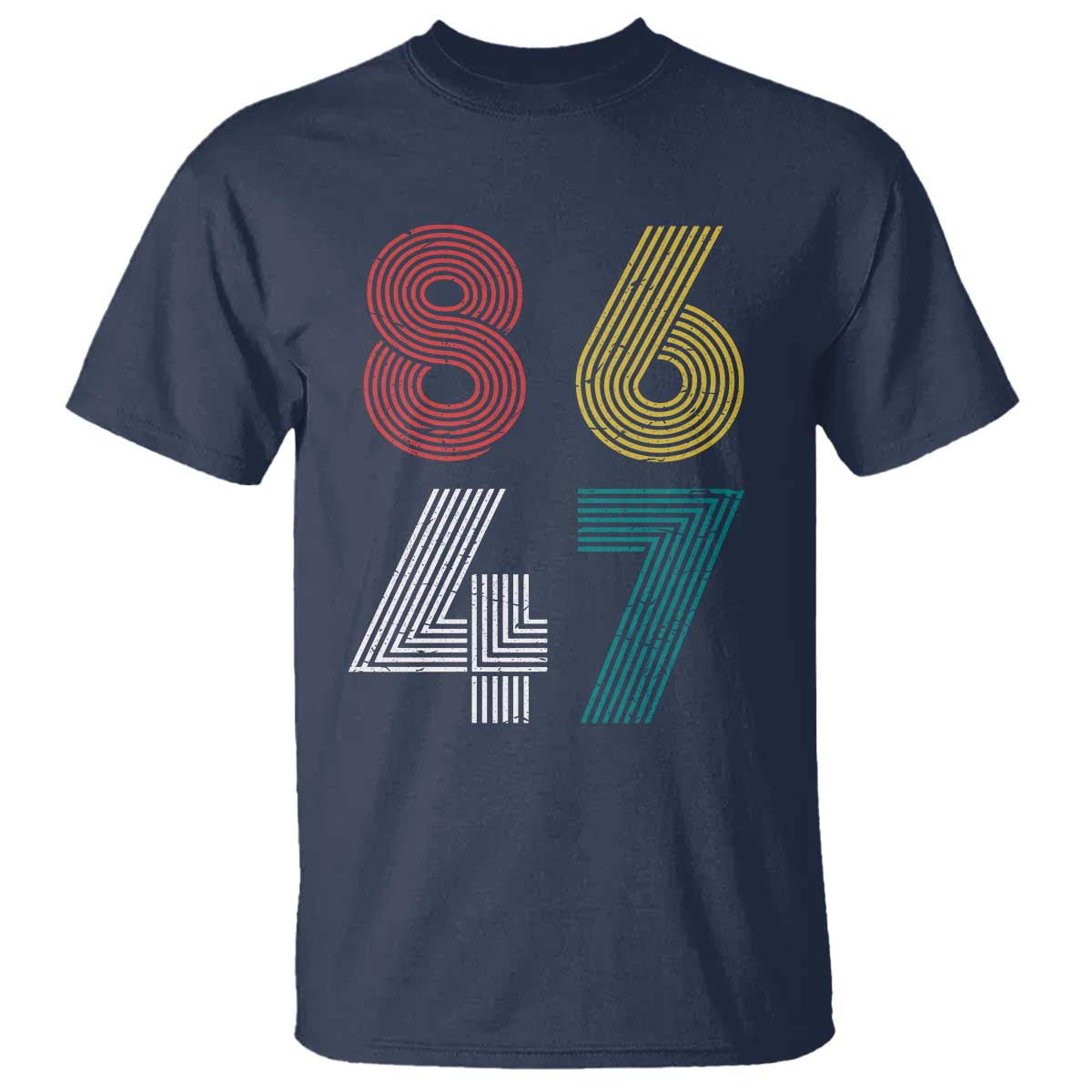 Retro 8647 T Shirt Classic Retro Vintage 80s Subtle FDT - Wonder Print Shop