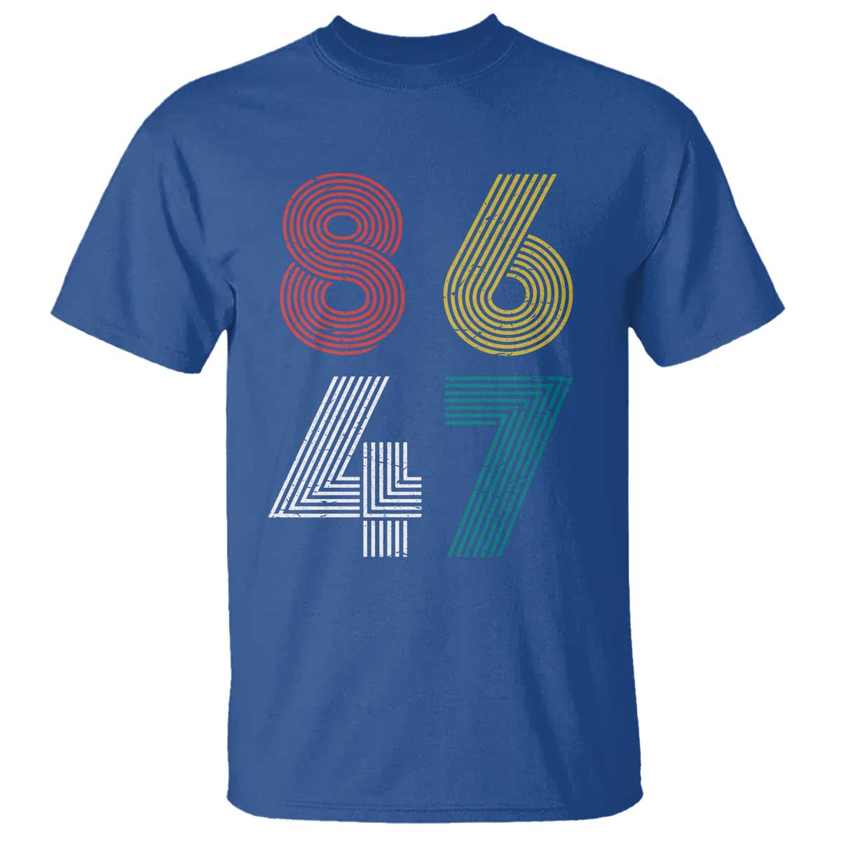 Retro 8647 T Shirt Classic Retro Vintage 80s Subtle FDT - Wonder Print Shop