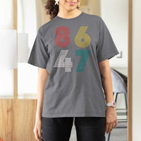Retro 8647 T Shirt For Women Classic Retro Vintage 80s Subtle FDT - Wonder Print Shop