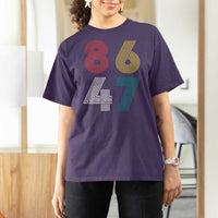 Retro 8647 T Shirt For Women Classic Retro Vintage 80s Subtle FDT - Wonder Print Shop