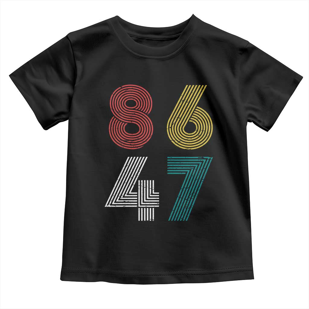 Retro 8647 Toddler T Shirt Classic Retro Vintage 80s Subtle FDT - Wonder Print Shop