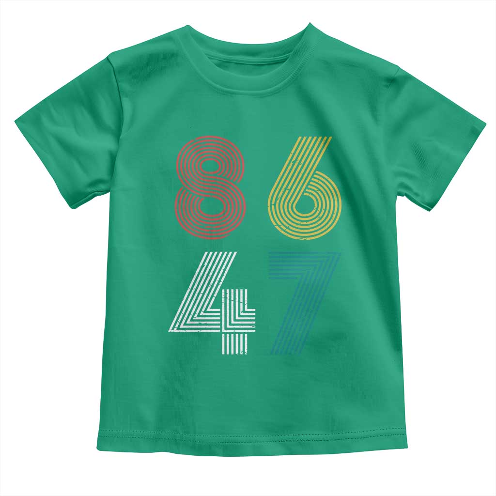 Retro 8647 Toddler T Shirt Classic Retro Vintage 80s Subtle FDT - Wonder Print Shop