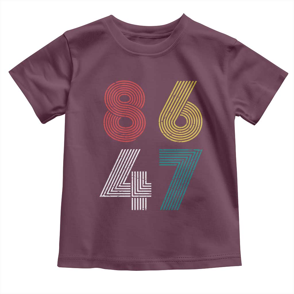 Retro 8647 Toddler T Shirt Classic Retro Vintage 80s Subtle FDT - Wonder Print Shop