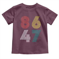 Retro 8647 Toddler T Shirt Classic Retro Vintage 80s Subtle FDT - Wonder Print Shop