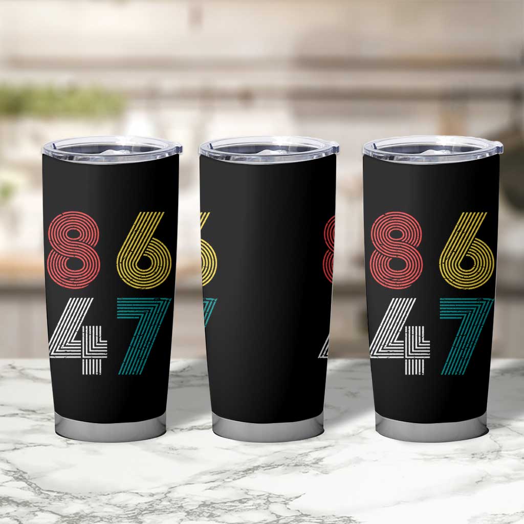 Retro 8647 Tumbler Cup Classic Retro Vintage 80s Subtle FDT - Wonder Print Shop