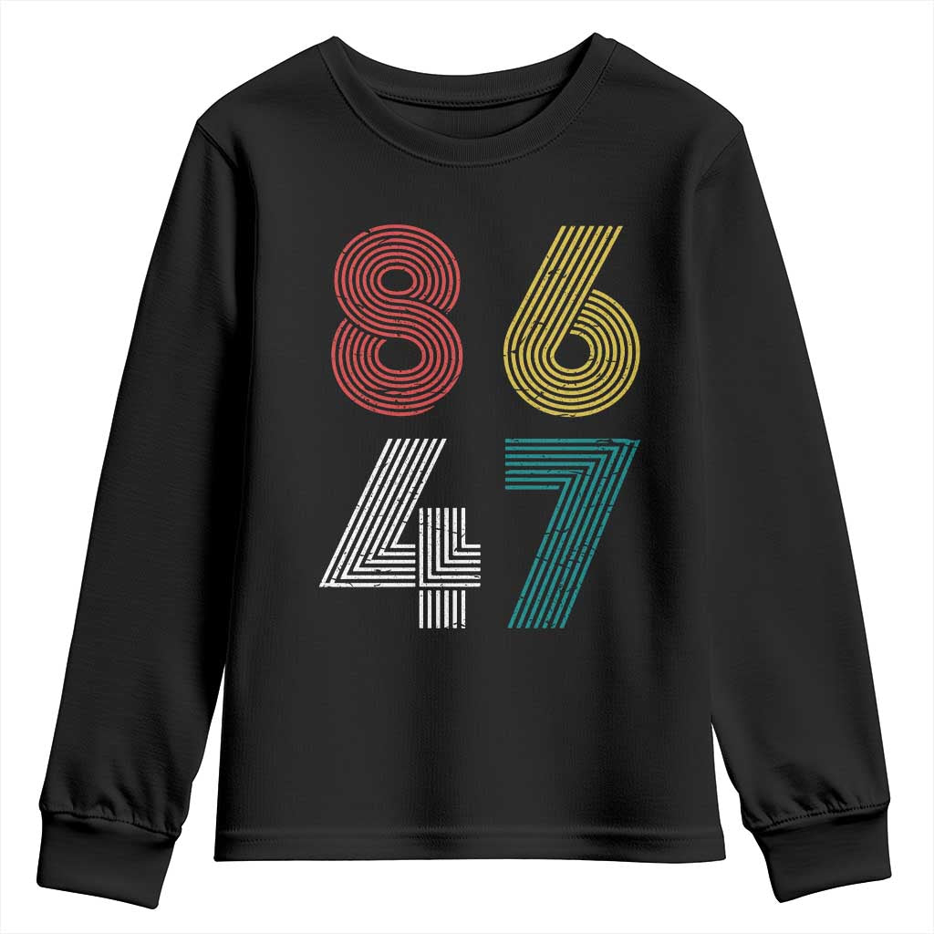 Retro 8647 Youth Sweatshirt Classic Retro Vintage 80s Subtle FDT - Wonder Print Shop