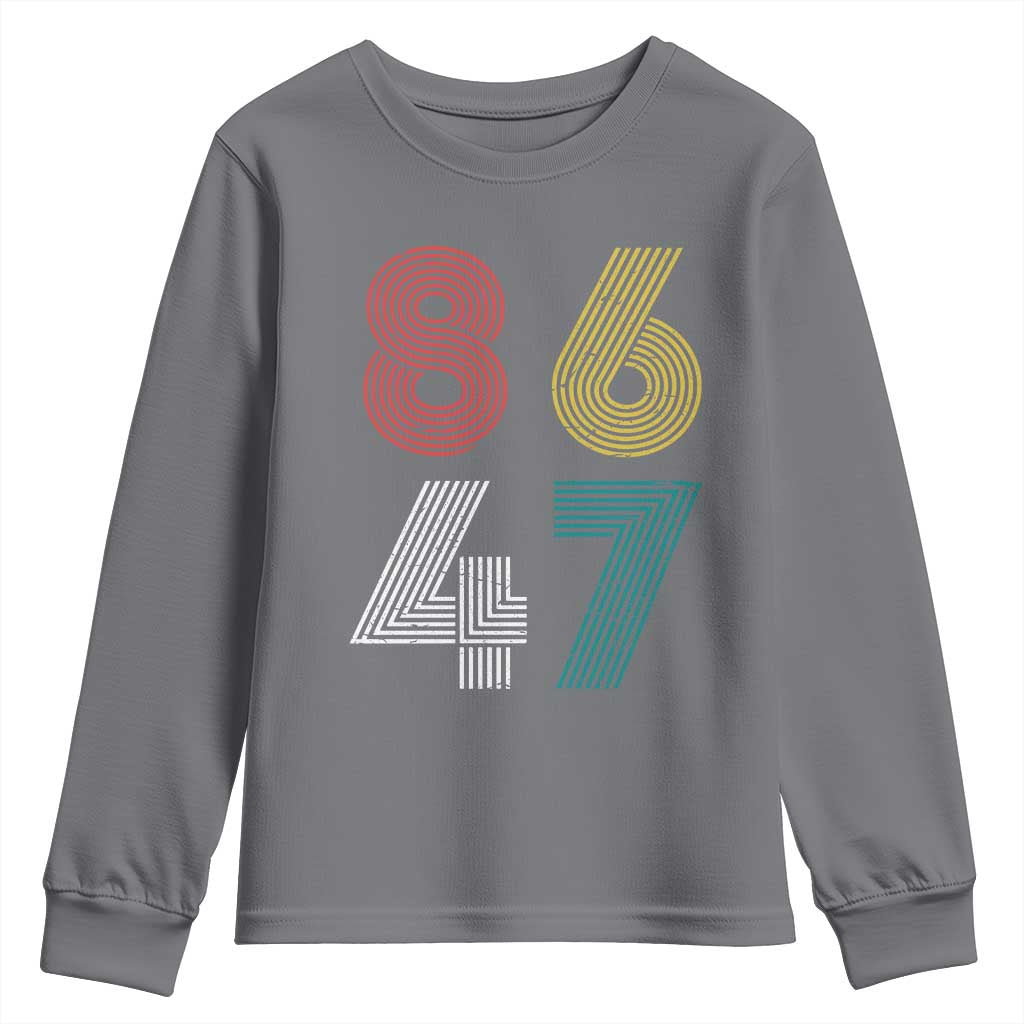 Retro 8647 Youth Sweatshirt Classic Retro Vintage 80s Subtle FDT - Wonder Print Shop
