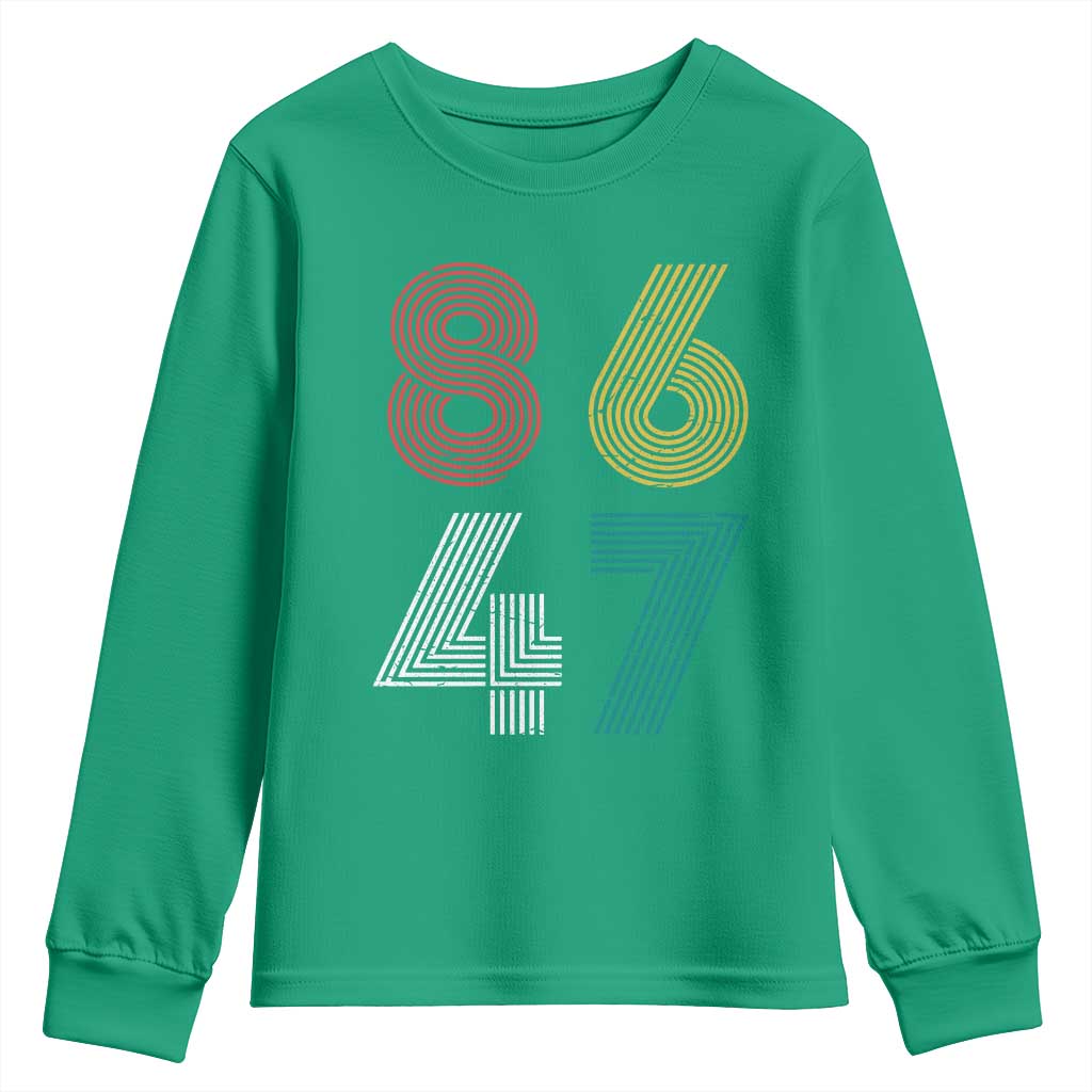 Retro 8647 Youth Sweatshirt Classic Retro Vintage 80s Subtle FDT - Wonder Print Shop