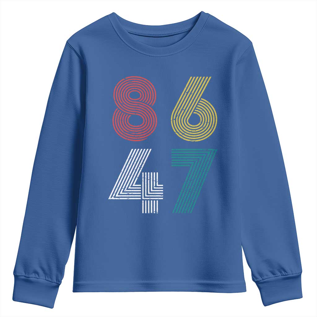 Retro 8647 Youth Sweatshirt Classic Retro Vintage 80s Subtle FDT - Wonder Print Shop