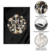 Retro 8647 Garden Flag Subtle FDT Wild Flower Aesthetic - Wonder Print Shop