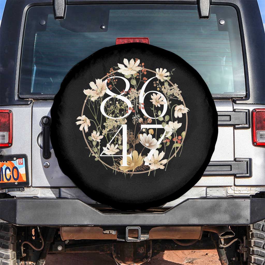 Retro 8647 Spare Tire Cover Subtle FDT Wild Flower Aesthetic - Wonder Print Shop