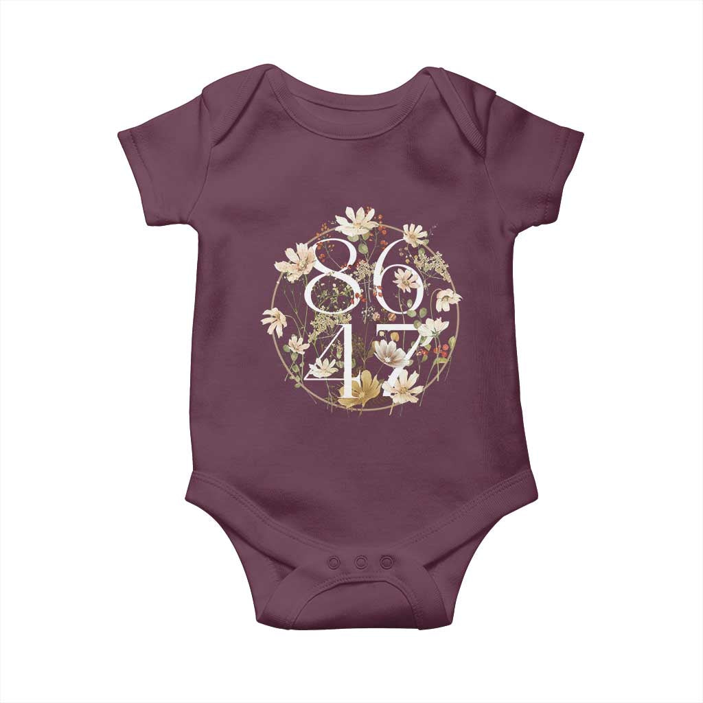 Retro 8647 Baby Onesie Subtle FDT Wild Flower Aesthetic - Wonder Print Shop