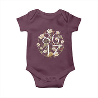 Retro 8647 Baby Onesie Subtle FDT Wild Flower Aesthetic - Wonder Print Shop