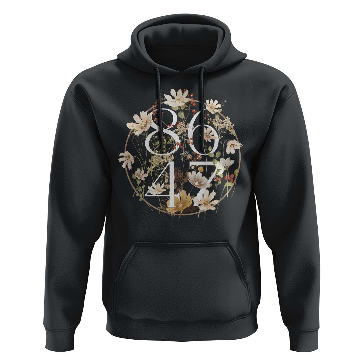 Retro 8647 Hoodie Subtle FDT Wild Flower Aesthetic - Wonder Print Shop