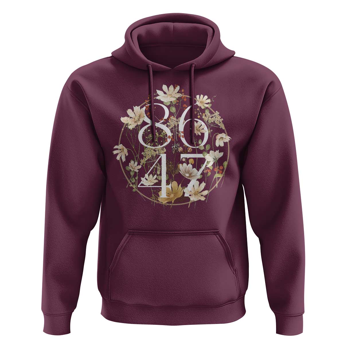 Retro 8647 Hoodie Subtle FDT Wild Flower Aesthetic - Wonder Print Shop