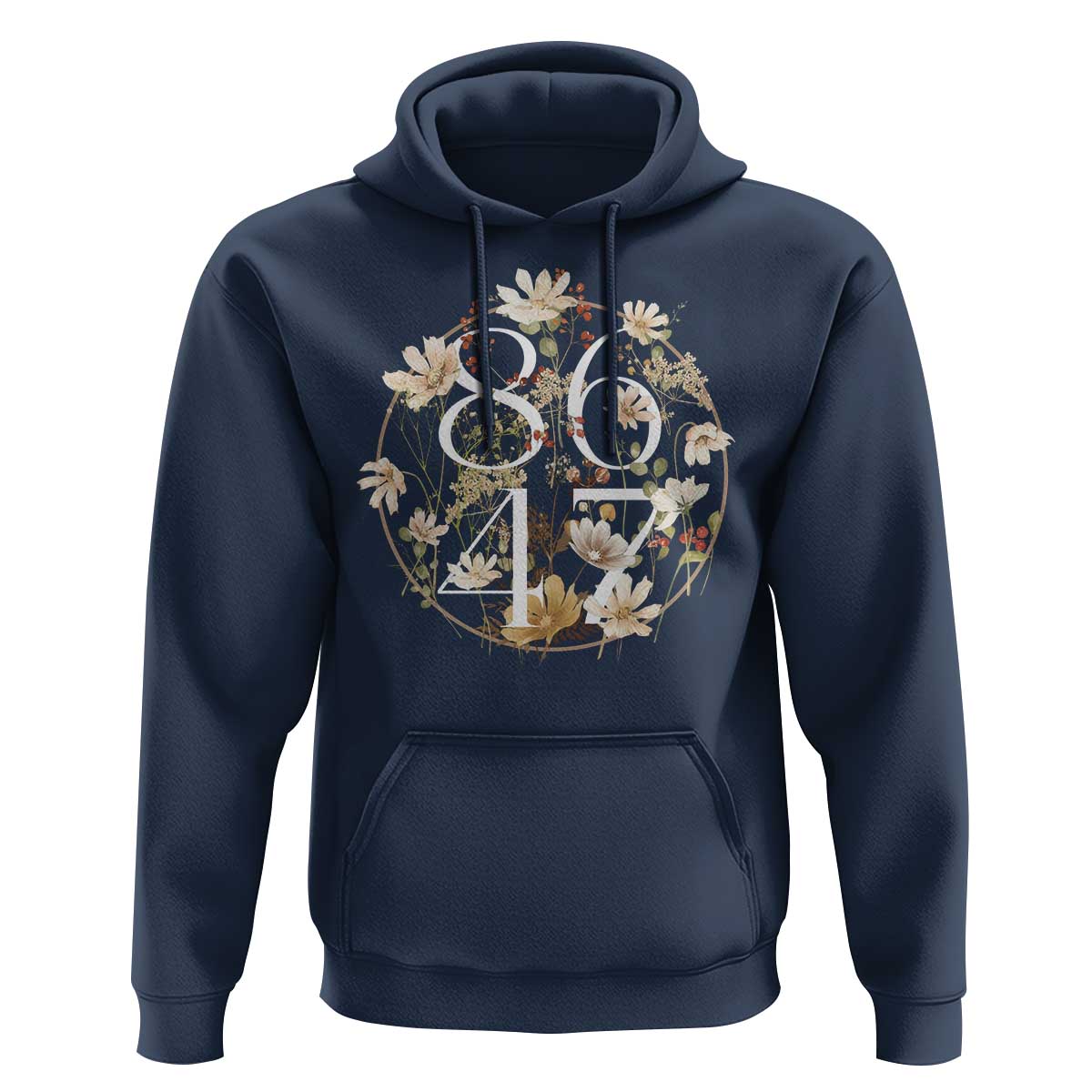 Retro 8647 Hoodie Subtle FDT Wild Flower Aesthetic - Wonder Print Shop