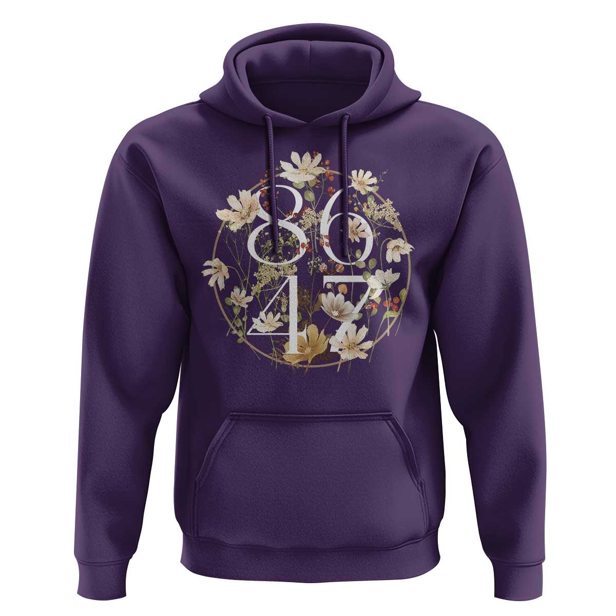 Retro 8647 Hoodie Subtle FDT Wild Flower Aesthetic - Wonder Print Shop