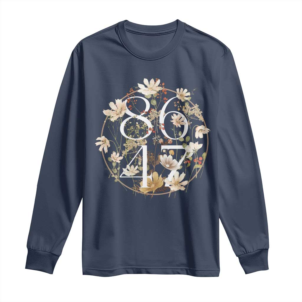 Retro 8647 Long Sleeve Shirt Subtle FDT Wild Flower Aesthetic - Wonder Print Shop