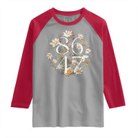 Retro 8647 Raglan Shirt Subtle FDT Wild Flower Aesthetic - Wonder Print Shop