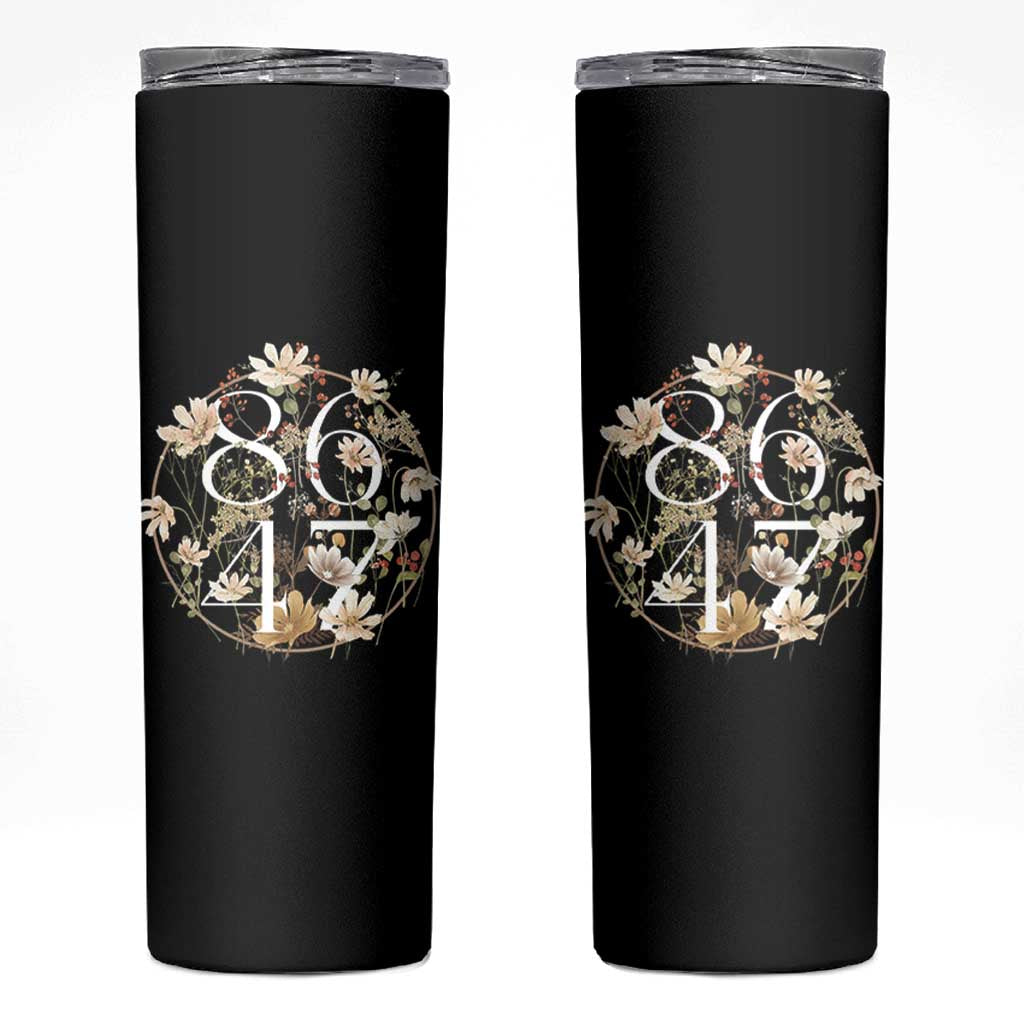 Retro 8647 Skinny Tumbler Subtle FDT Wild Flower Aesthetic - Wonder Print Shop