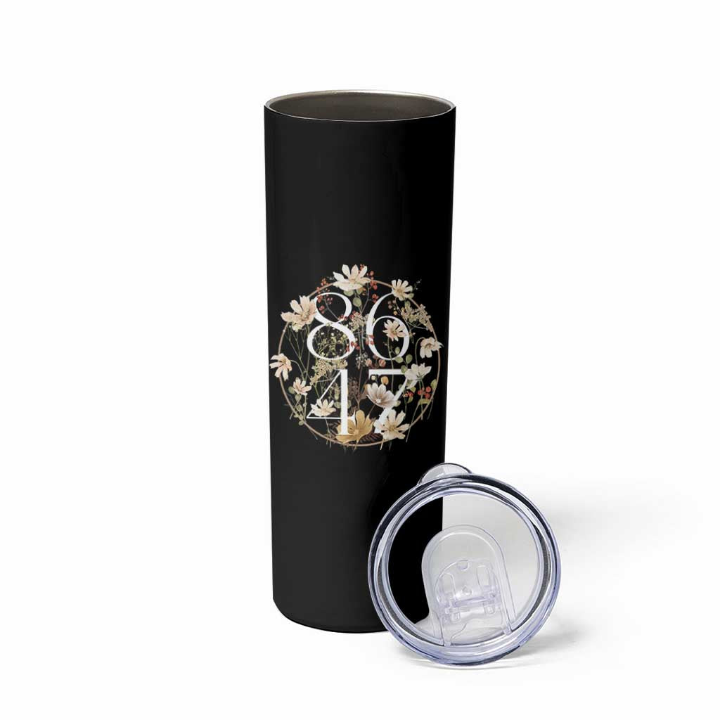 Retro 8647 Skinny Tumbler Subtle FDT Wild Flower Aesthetic - Wonder Print Shop