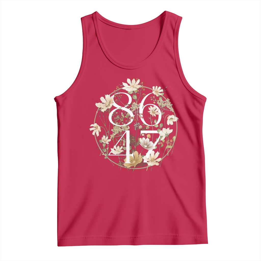 Retro 8647 Tank Top Subtle FDT Wild Flower Aesthetic - Wonder Print Shop