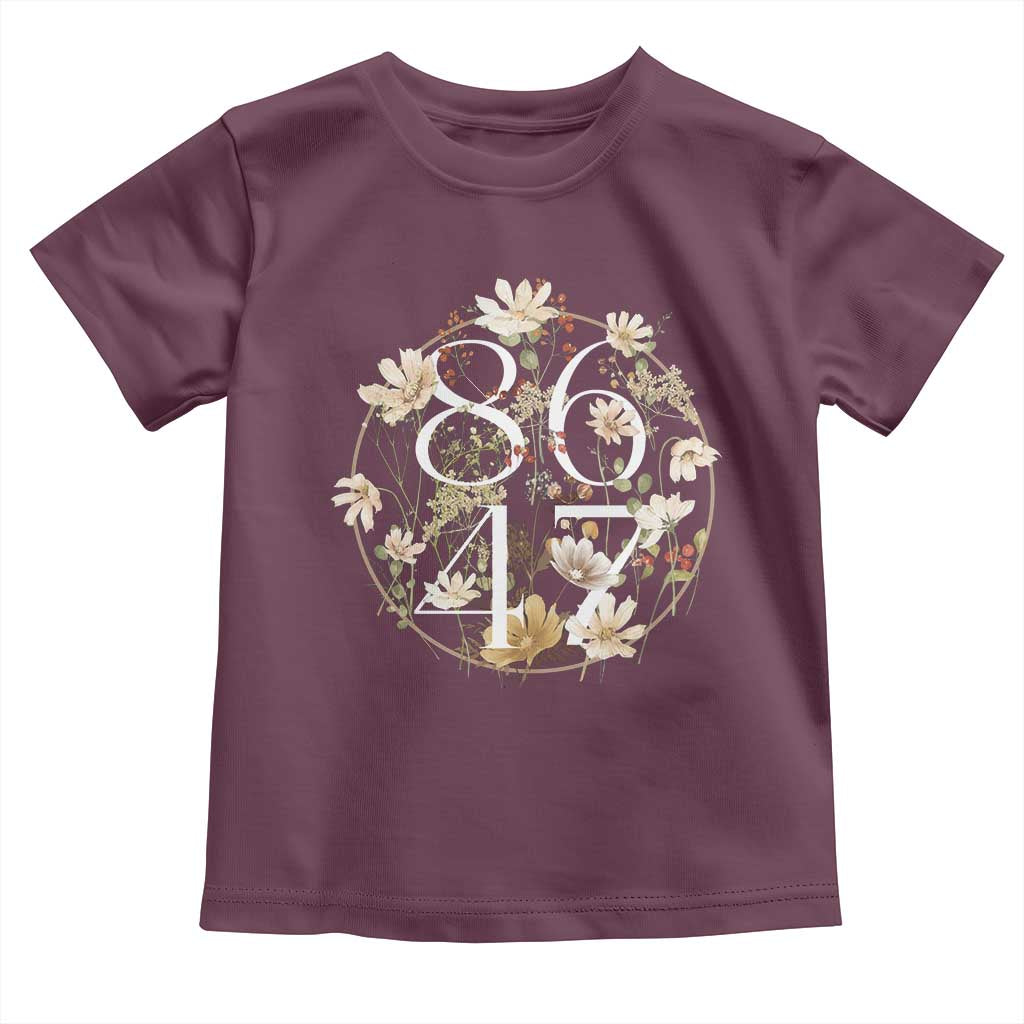 Retro 8647 Toddler T Shirt Subtle FDT Wild Flower Aesthetic - Wonder Print Shop