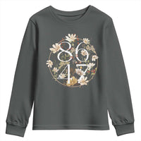 Retro 8647 Youth Sweatshirt Subtle FDT Wild Flower Aesthetic - Wonder Print Shop
