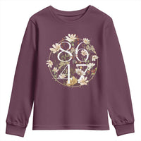 Retro 8647 Youth Sweatshirt Subtle FDT Wild Flower Aesthetic - Wonder Print Shop