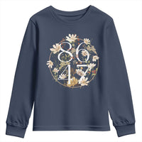 Retro 8647 Youth Sweatshirt Subtle FDT Wild Flower Aesthetic - Wonder Print Shop