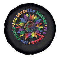 Pro Choice Women Rights Spare Tire Cover Equal Rights Multicolored Flowers - Wonder Print Shop