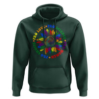 Pro Choice Women Rights Hoodie Equal Rights Multicolored Flowers - Wonder Print Shop