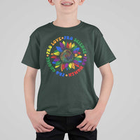 Pro Choice Women Rights T Shirt For Kid Equal Rights Multicolored Flowers - Wonder Print Shop