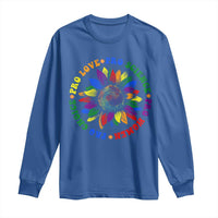 Pro Choice Women Rights Long Sleeve Shirt Equal Rights Multicolored Flowers - Wonder Print Shop