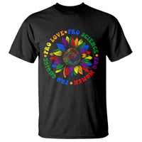 Pro Choice Women Rights T Shirt Equal Rights Multicolored Flowers - Wonder Print Shop