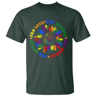 Pro Choice Women Rights T Shirt Equal Rights Multicolored Flowers - Wonder Print Shop