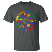Pro Choice Women Rights T Shirt Equal Rights Multicolored Flowers - Wonder Print Shop