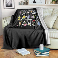 Subtle FDT Floral Throw Blanket Foxtrot Delta Tango Flower Resist