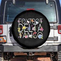 Subtle FDT Floral Spare Tire Cover Foxtrot Delta Tango Flower Resist