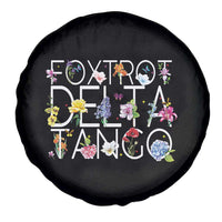 Subtle FDT Floral Spare Tire Cover Foxtrot Delta Tango Flower Resist