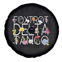 Subtle FDT Floral Spare Tire Cover Foxtrot Delta Tango Flower Resist
