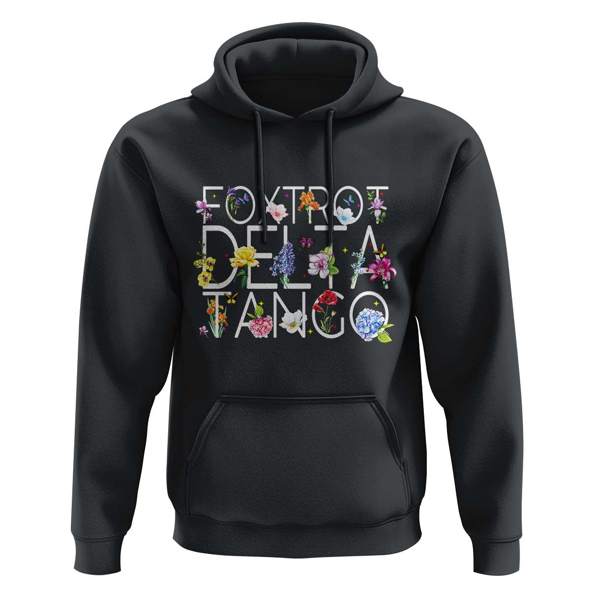 Subtle FDT Floral Hoodie Foxtrot Delta Tango Flower Resist
