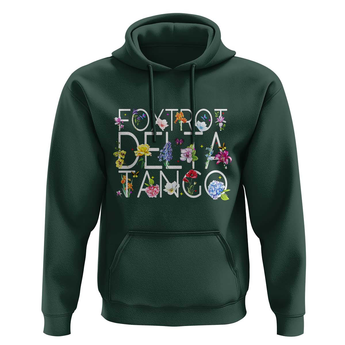 Subtle FDT Floral Hoodie Foxtrot Delta Tango Flower Resist