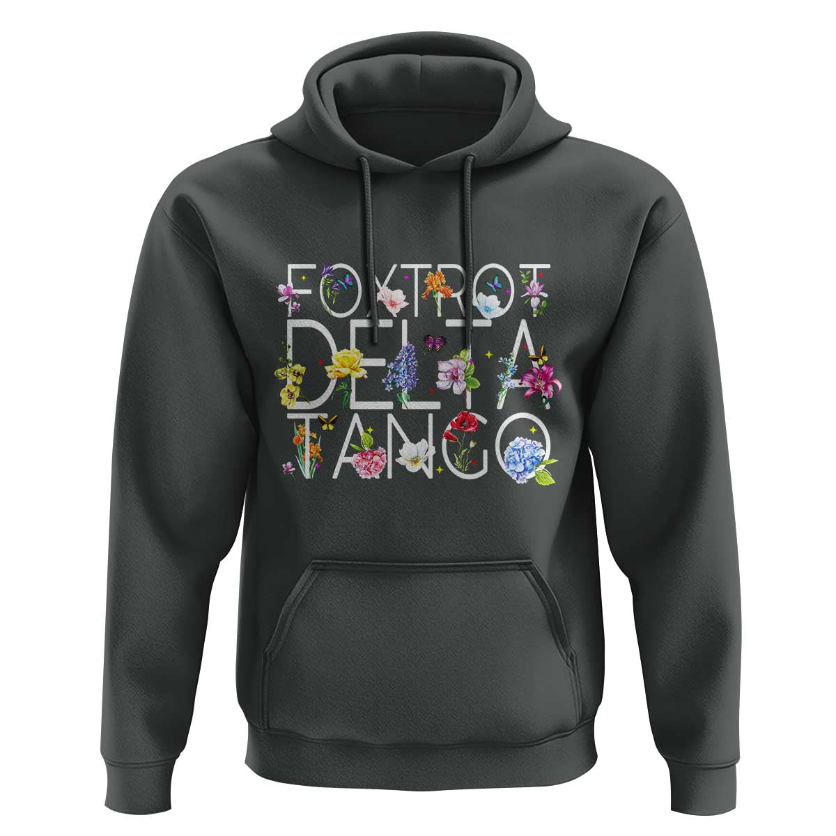 Subtle FDT Floral Hoodie Foxtrot Delta Tango Flower Resist