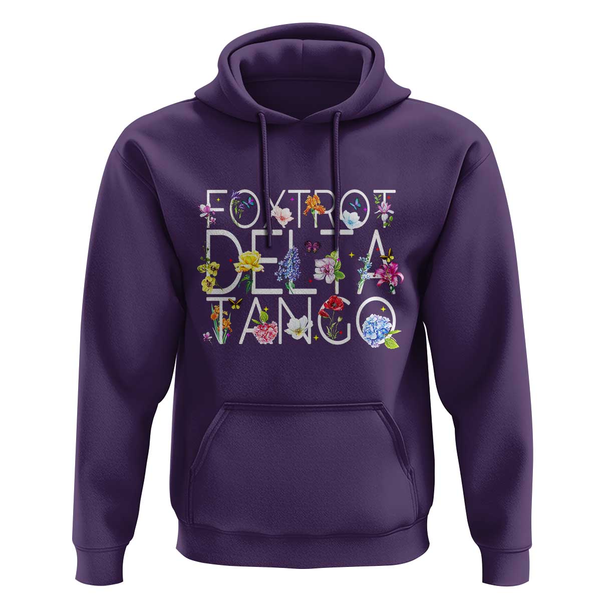 Subtle FDT Floral Hoodie Foxtrot Delta Tango Flower Resist