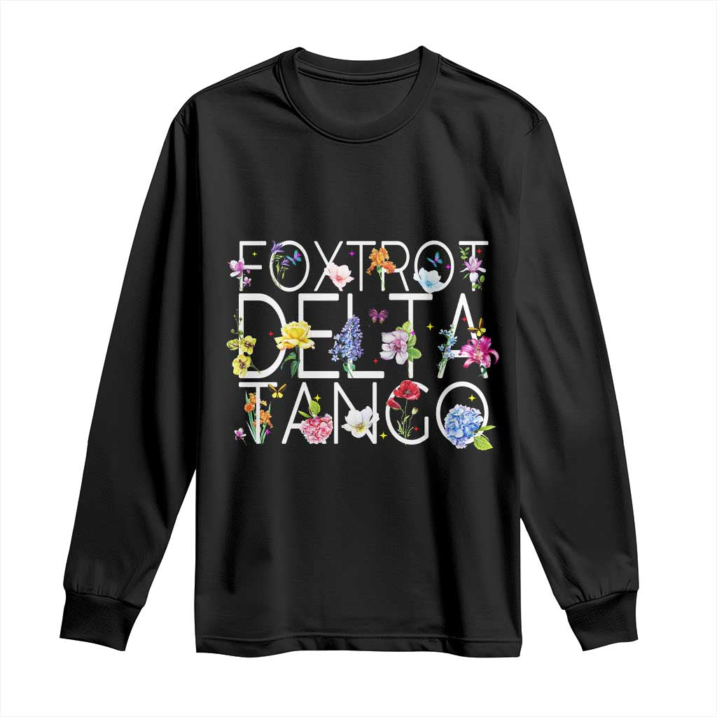 Subtle FDT Floral Long Sleeve Shirt Foxtrot Delta Tango Flower Resist
