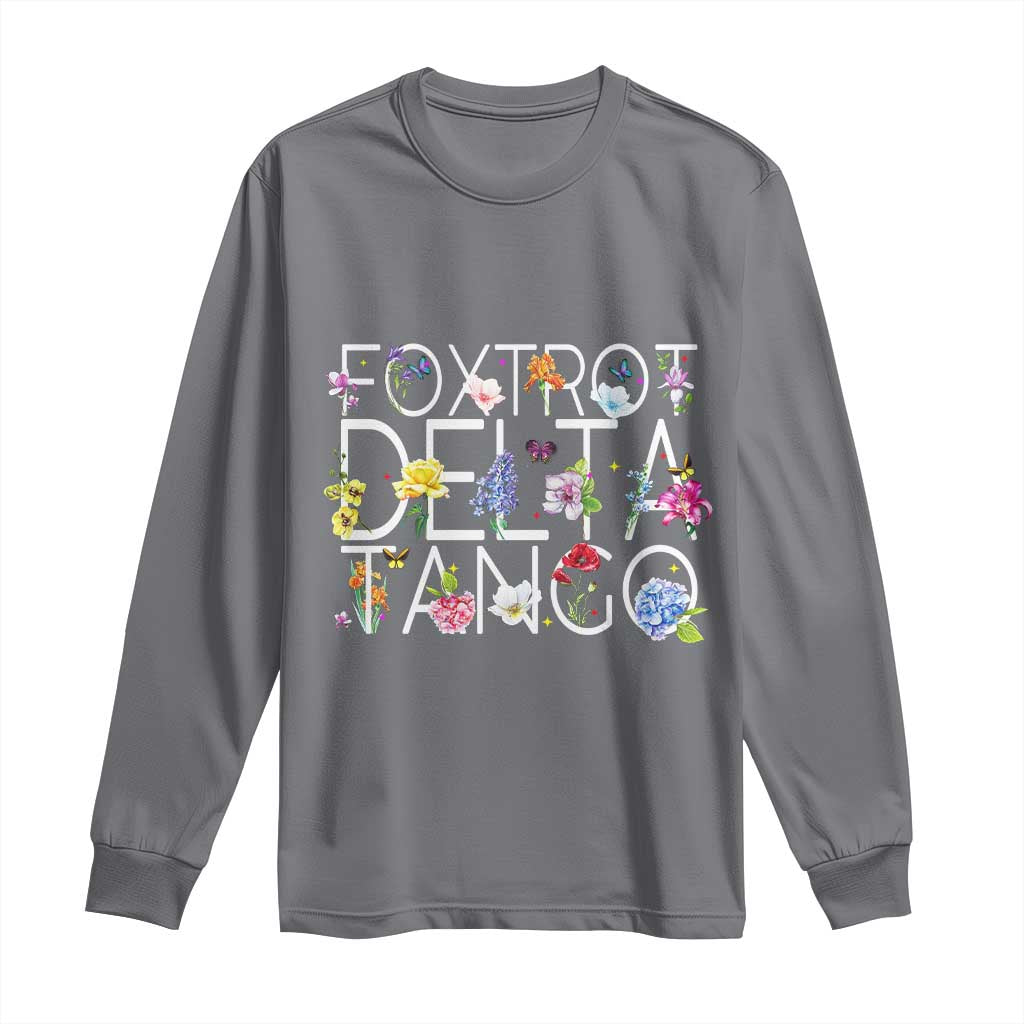 Subtle FDT Floral Long Sleeve Shirt Foxtrot Delta Tango Flower Resist