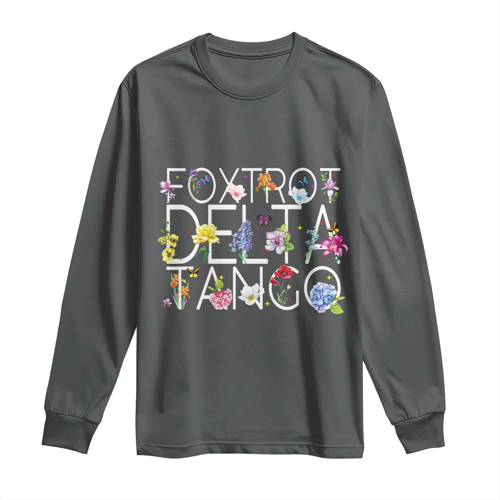 Subtle FDT Floral Long Sleeve Shirt Foxtrot Delta Tango Flower Resist