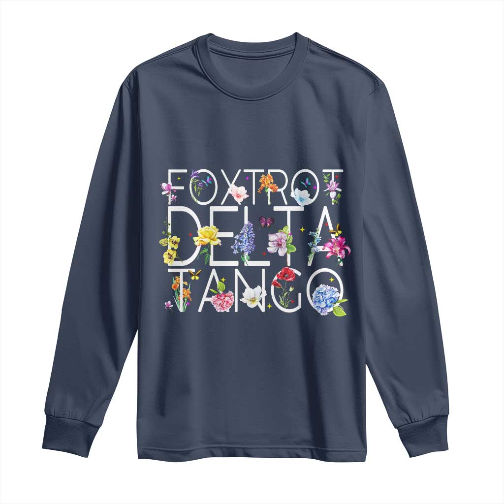 Subtle FDT Floral Long Sleeve Shirt Foxtrot Delta Tango Flower Resist